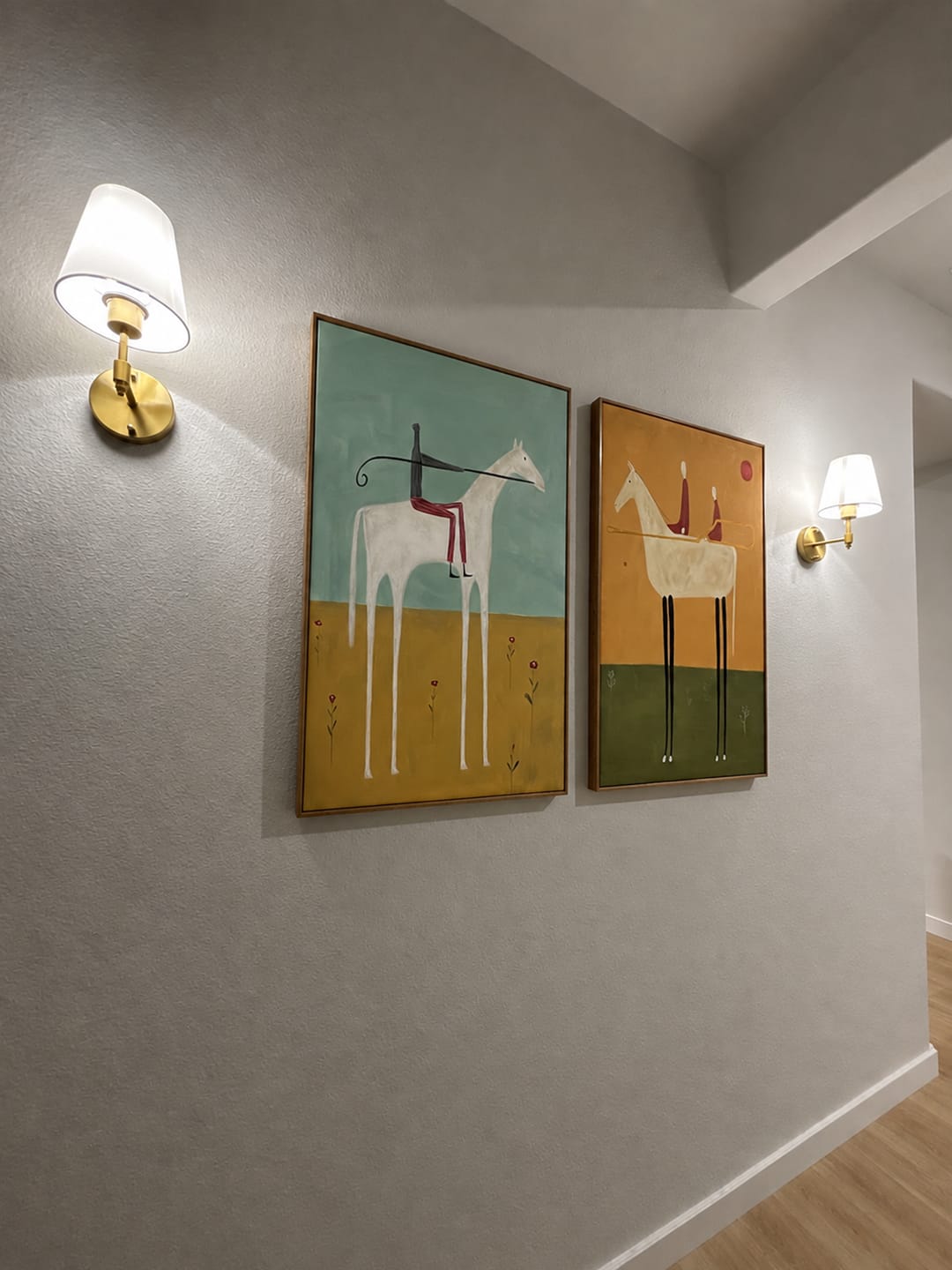 Customer photo review of Vintage Americana Art Set of 2 #VA125