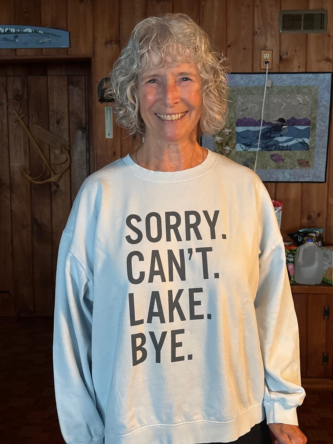 Customer photo review of Sorry Can't Lake Bye