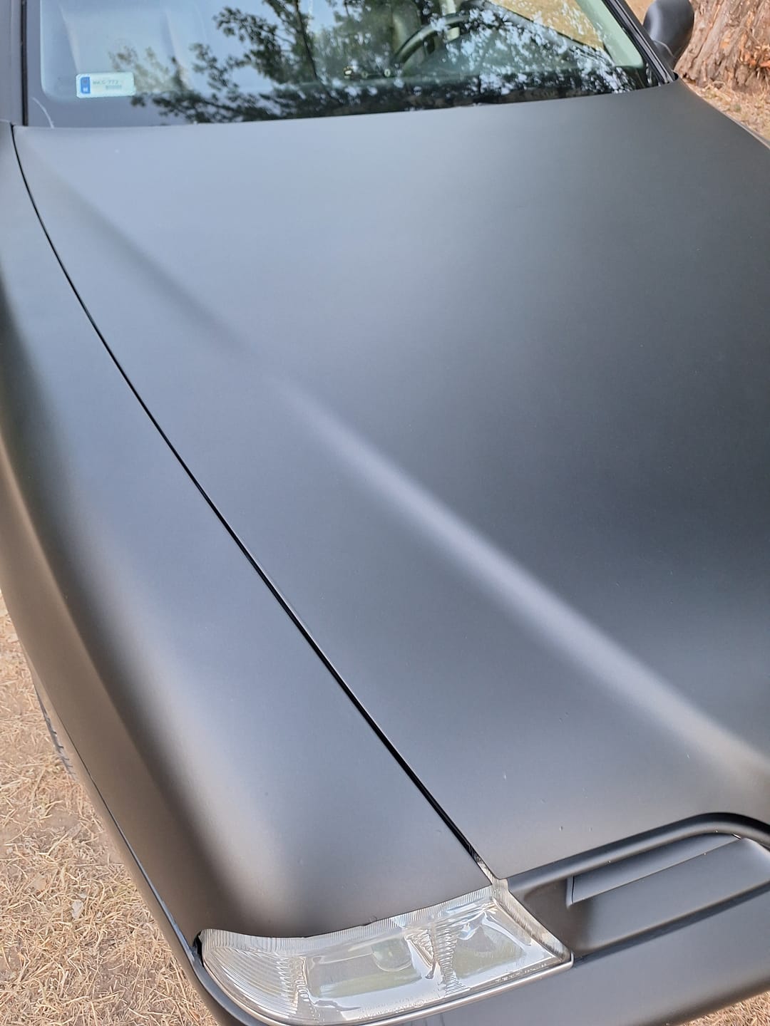 Customer photo review of Satin Ceramic Black Self-Healing Film