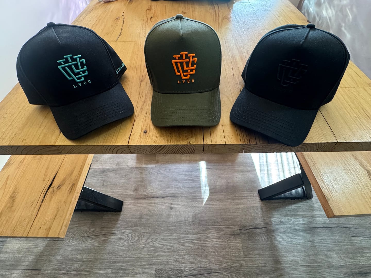 Customer photo review of DEEP FIT LVCO "Blk on Blk" A-Frame Snapback