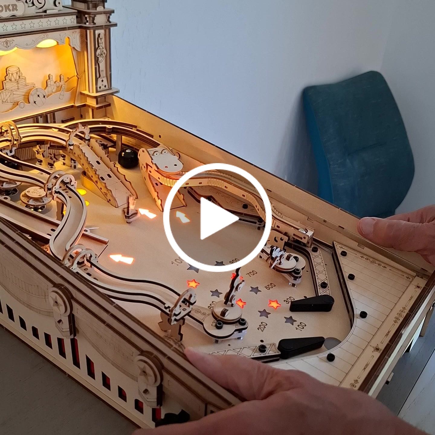 Customer video review of Puzzle 3D Machine de Flipper