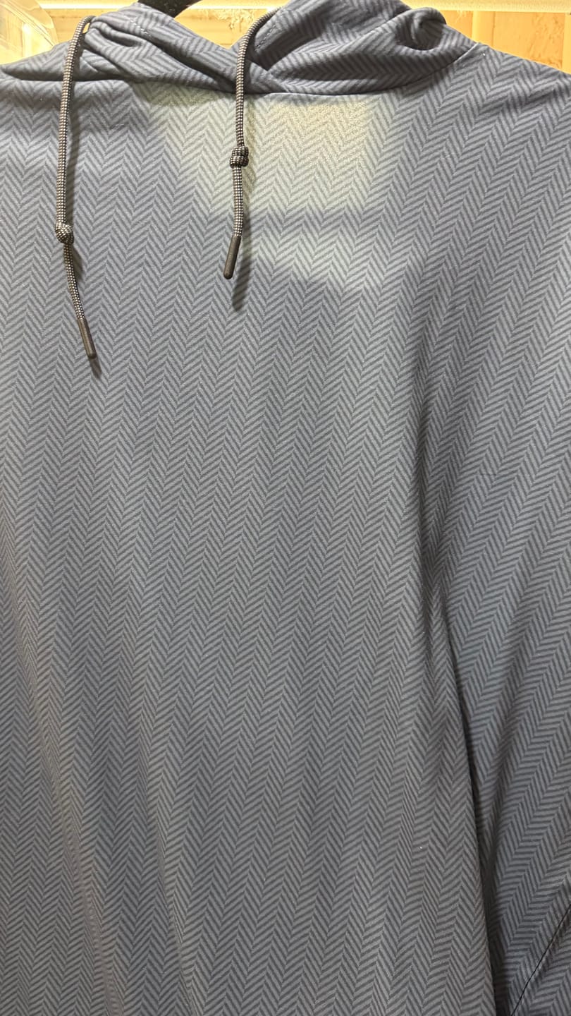 Customer photo review of Bad to the Herringbone – Performance Hoodie