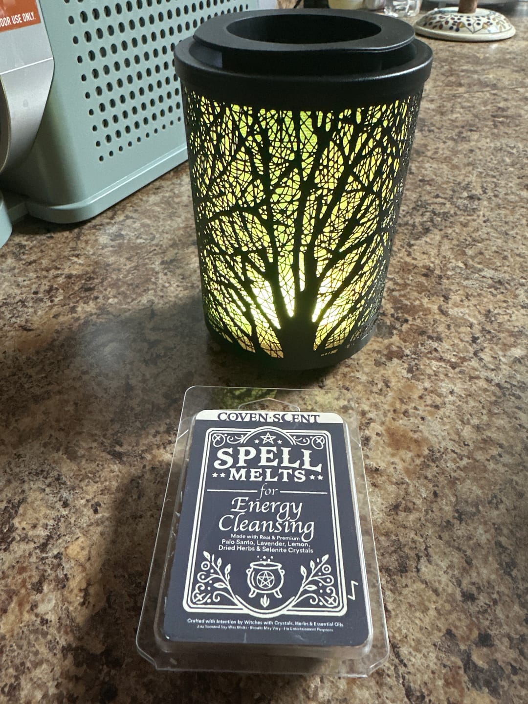 Customer photo review of Spell Melts for Energy Cleansing Wax Melts