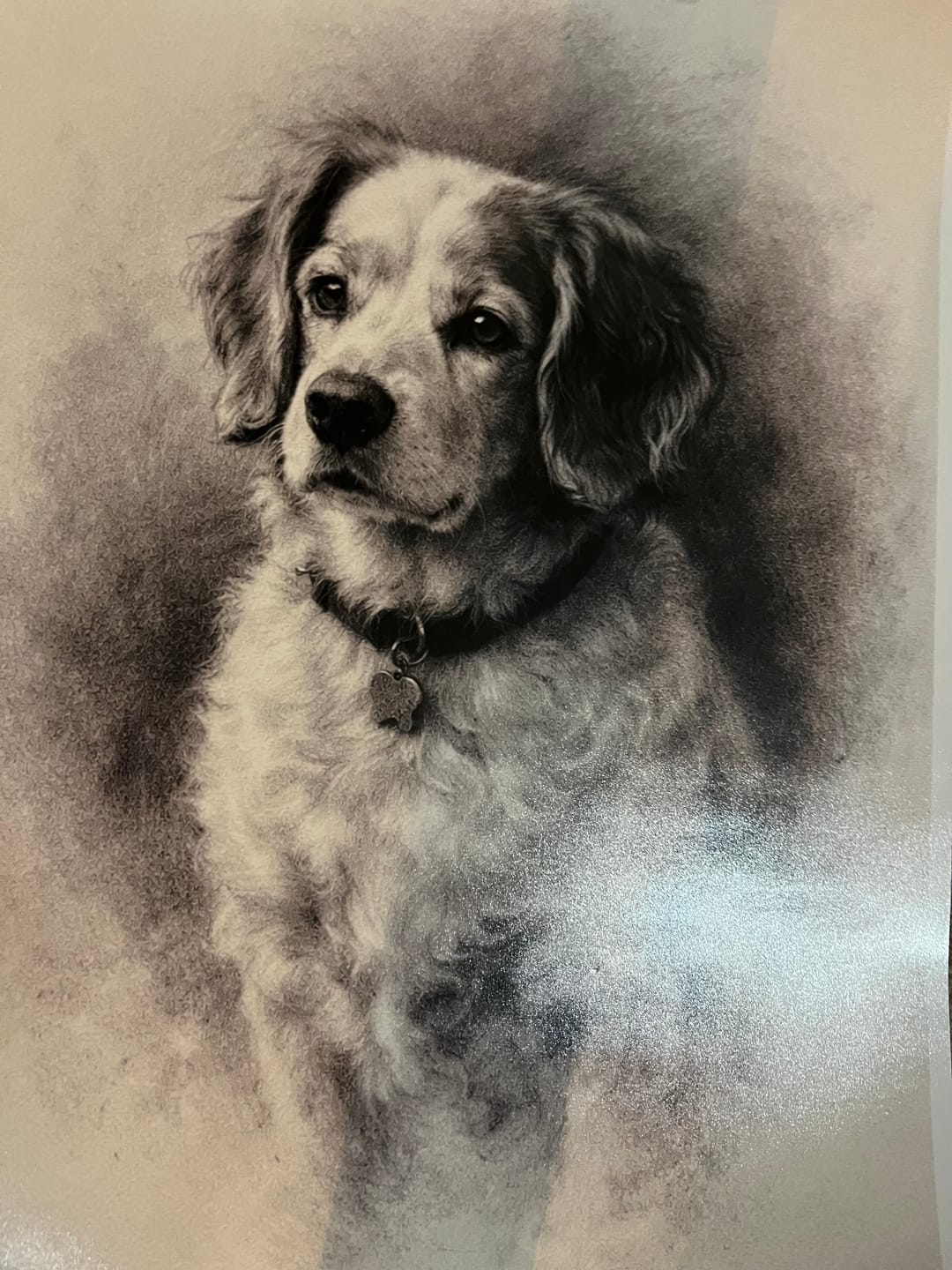 Customer photo review of Charcoal - Personalised Poster