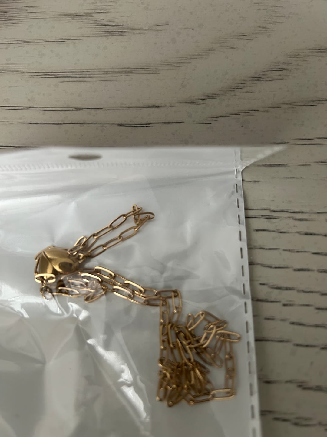Customer photo review of Magnet Heart Necklace
