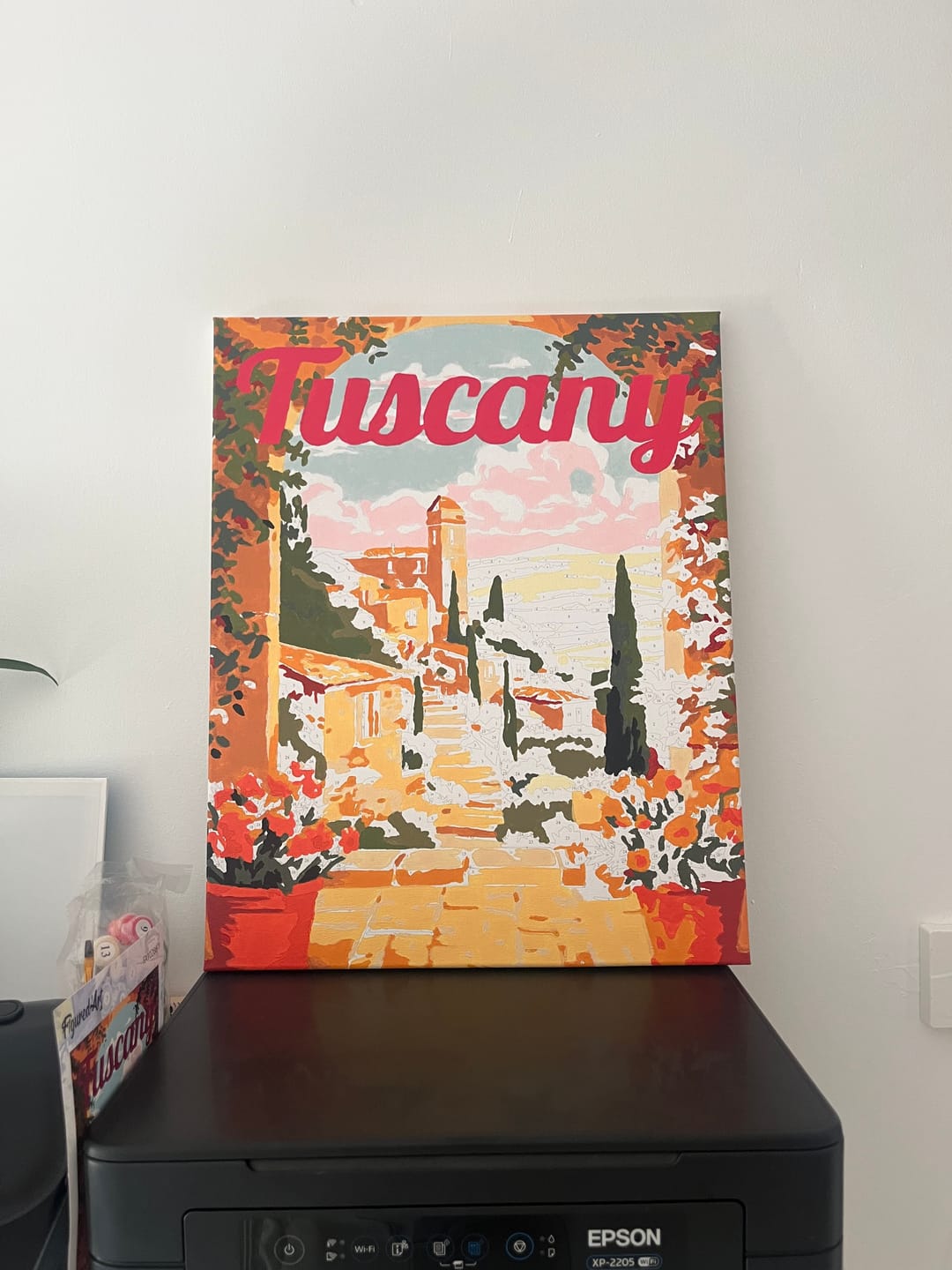 Customer photo review of Affiche de voyage Toscane en fleurs