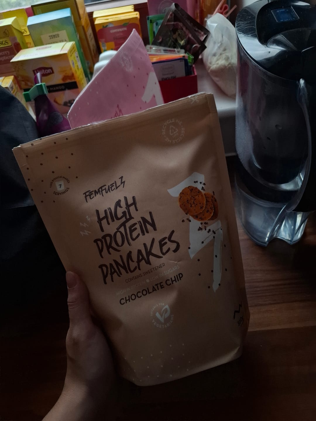 Customer photo review of Protein Pancakes