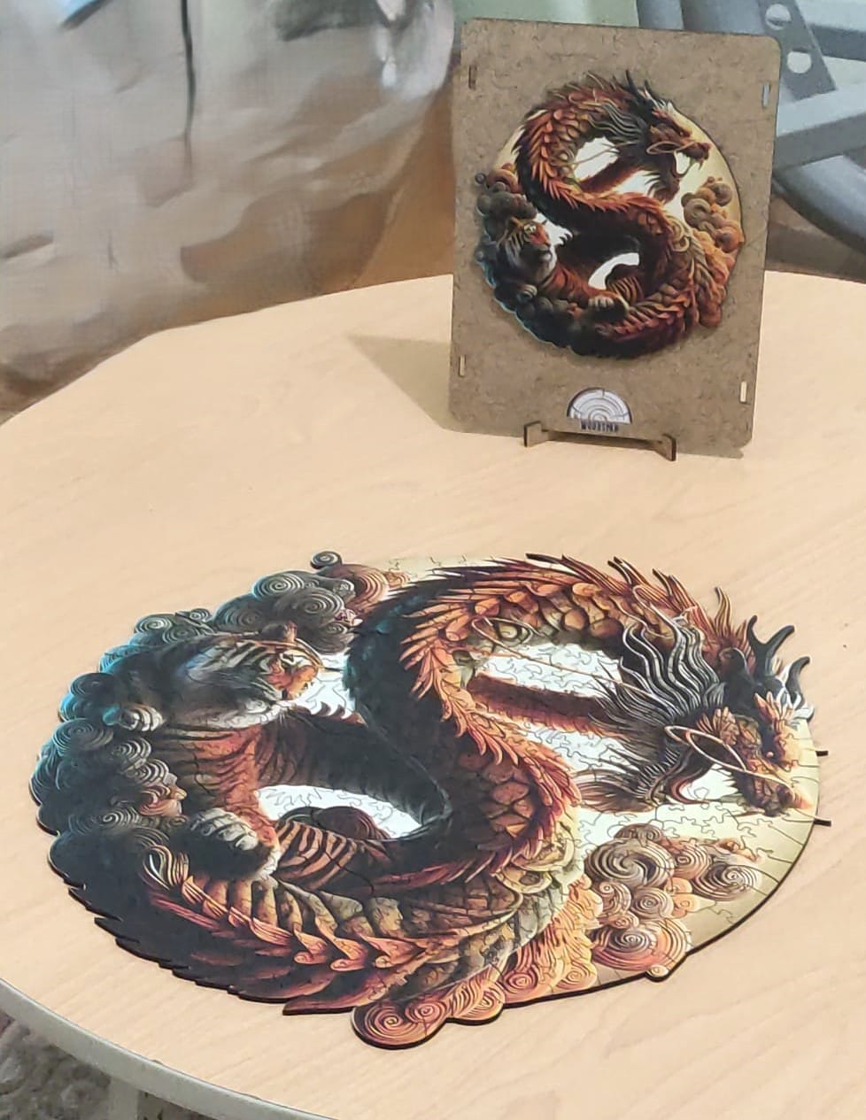 Customer photo review of Kaplan ve Ejderha - Ahşap Puzzle