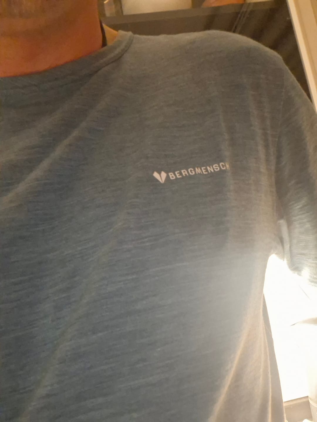 Customer photo review of Logo Basic - Unisex Merino CloudBlend Shirt