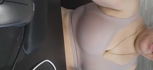 Customer photo review of Comfortable Wireless Full Coverage Jelly Smoothing Bra