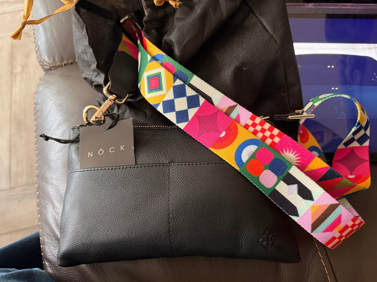 Customer photo review of Crossbody Cabo Negro - Correa + pulsera