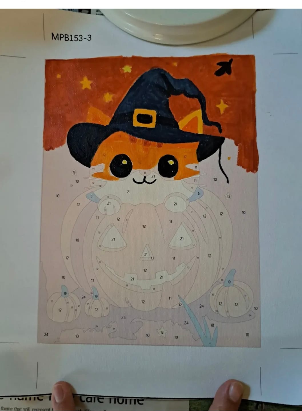 Customer photo review of 6 Mini Paintings - Spooky Halloween Set