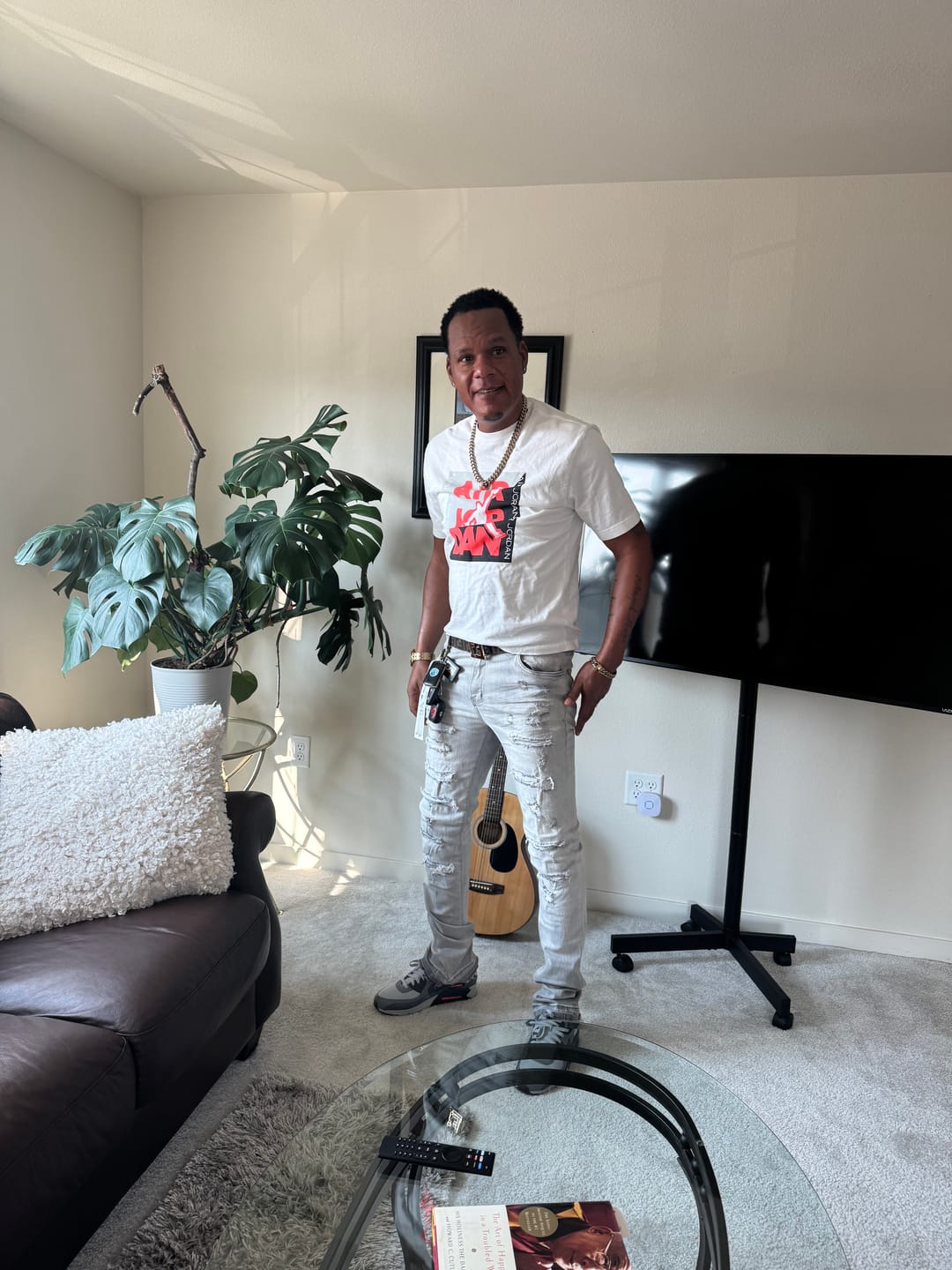 Customer photo review of Vertigo Stacked Denim (Grey Bleach Wash) (M8280D)