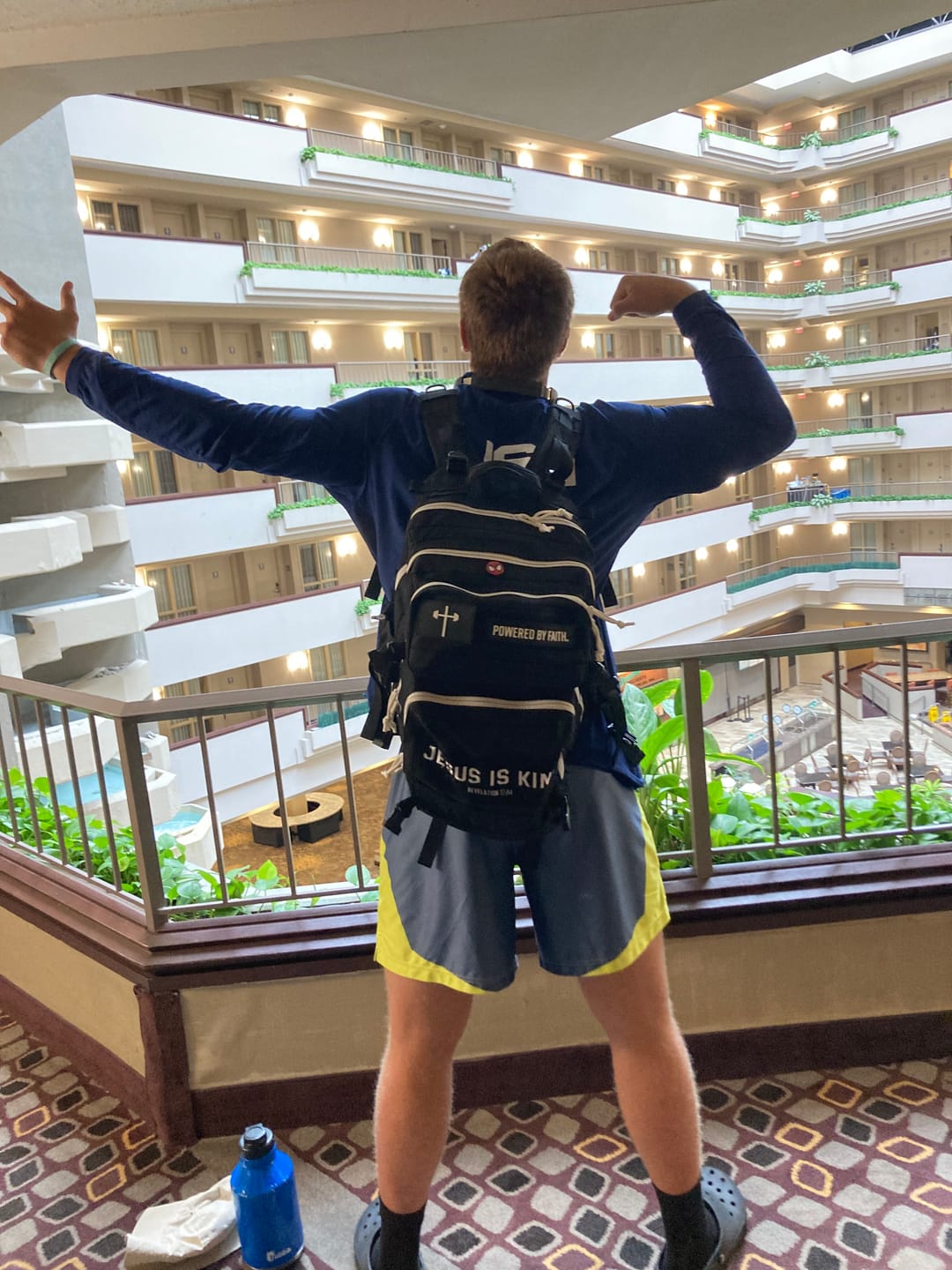 Customer photo review of HolStrength 45L Tactical Backpack