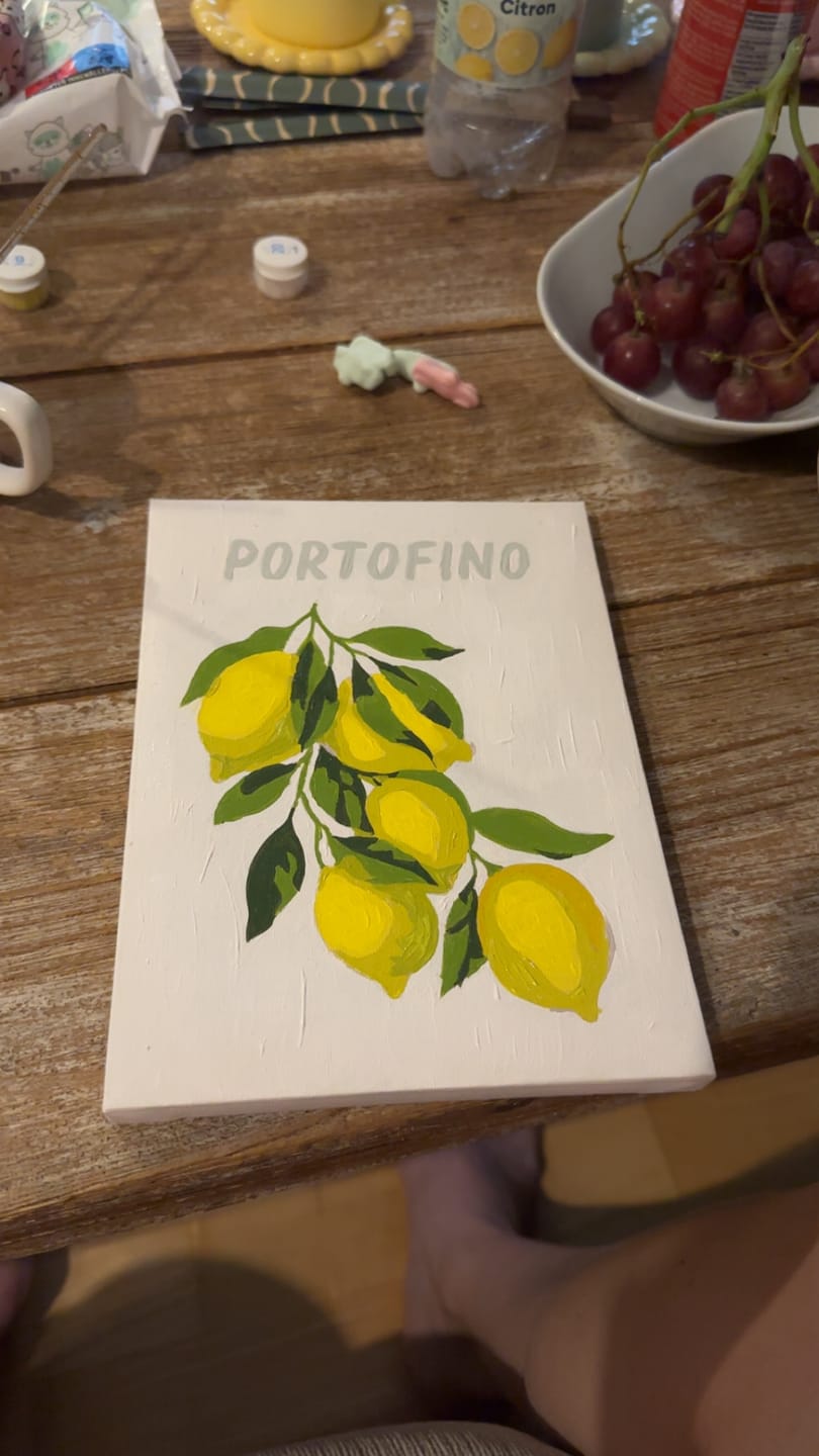Customer photo review of 12 Mini Paintings | La Dolce Vita Bundle