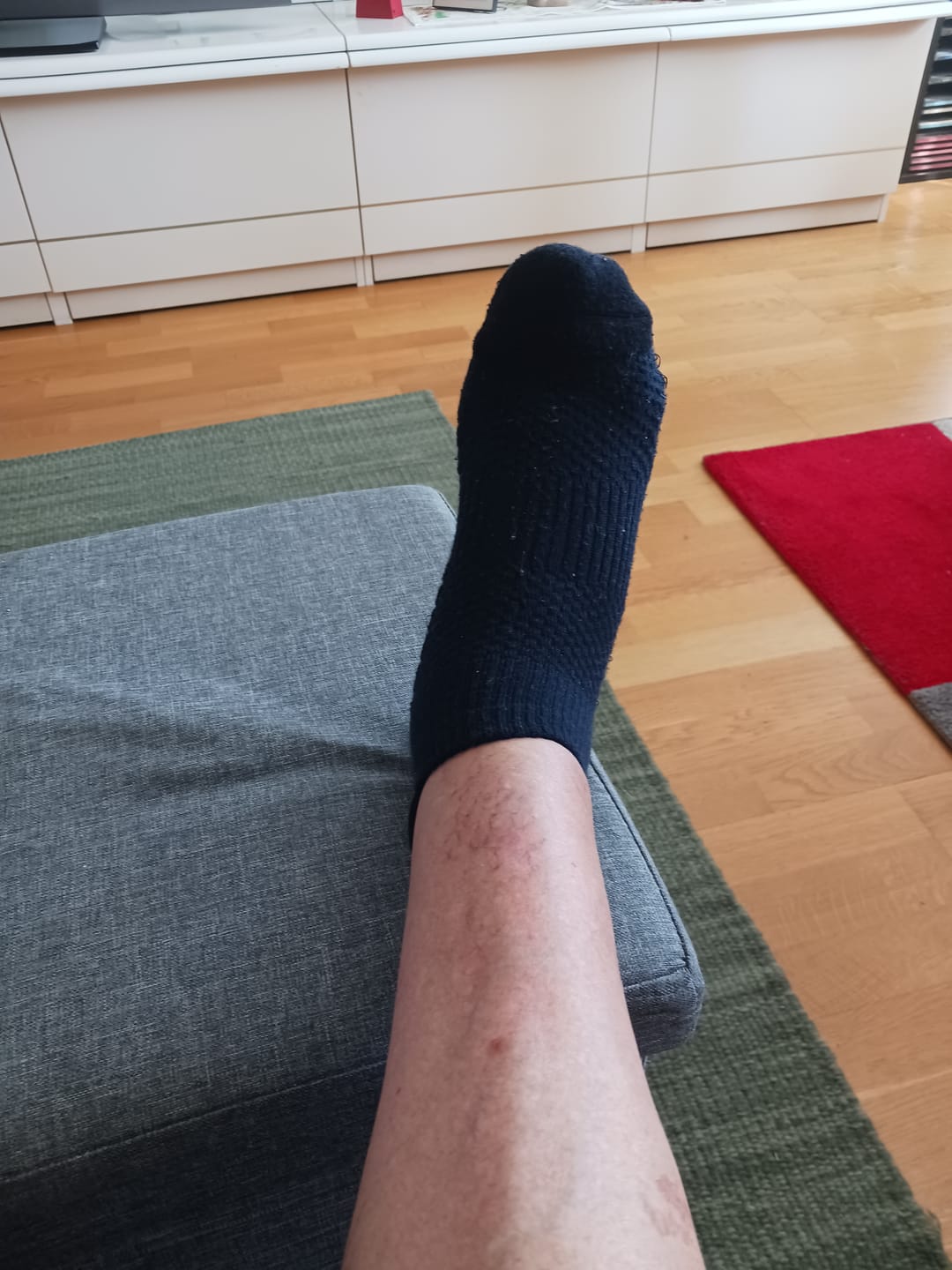 Customer photo review of Ankelstrumpor i bambu med mild kompression