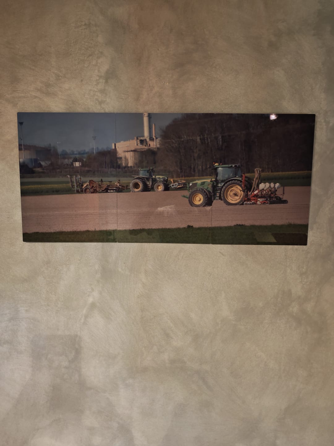 Customer photo review of Poster Métallique Agricole Personnalisable
