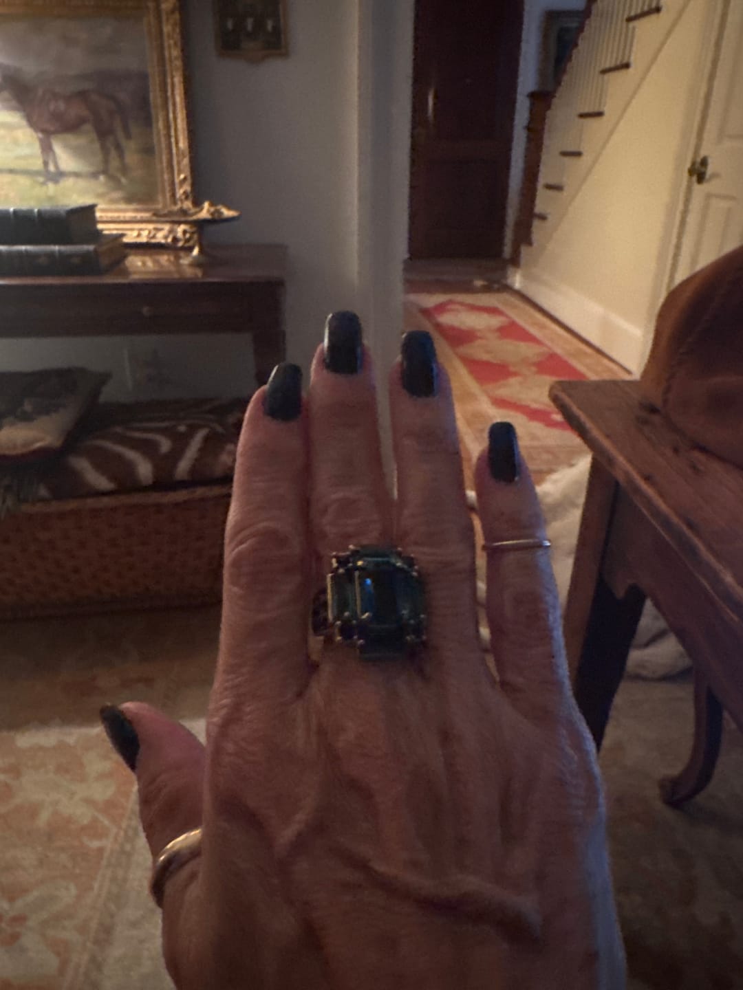 Customer photo review of Midnight Prism Ring