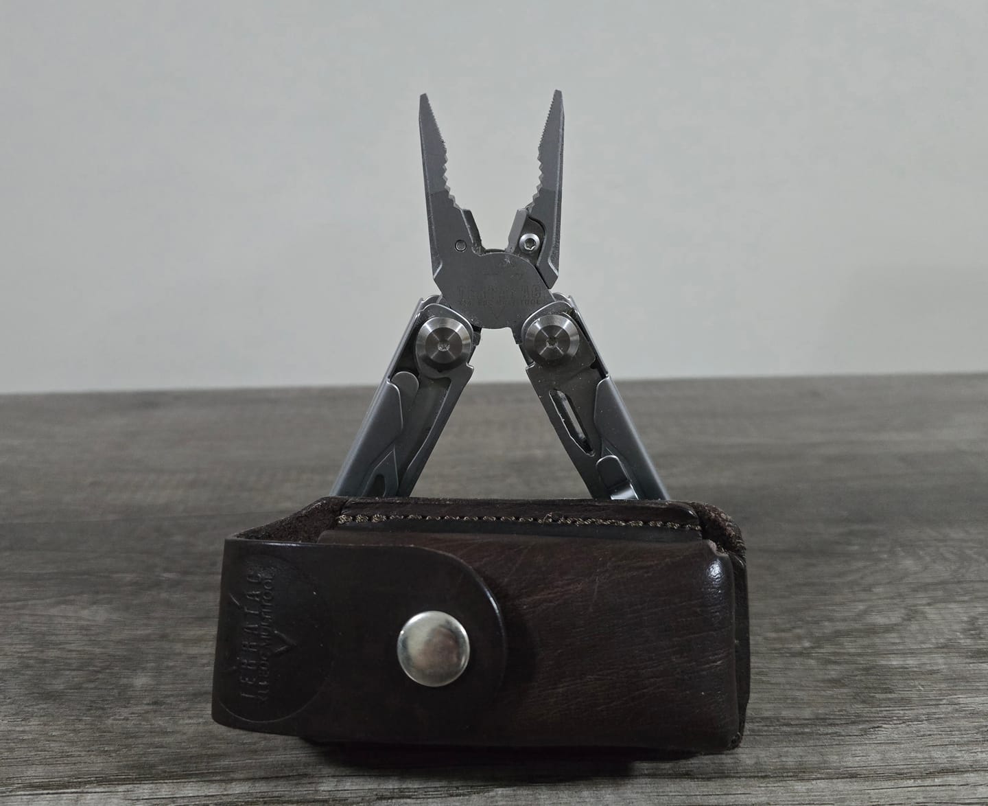 Customer photo review of Custom leather pouch for the TerraTAC™ x14 Multitool