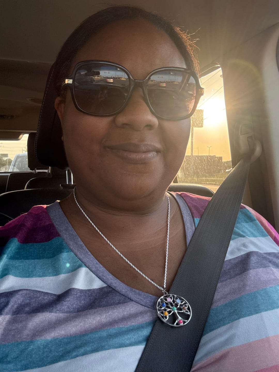 Customer photo review of 7 Chakra Pendant