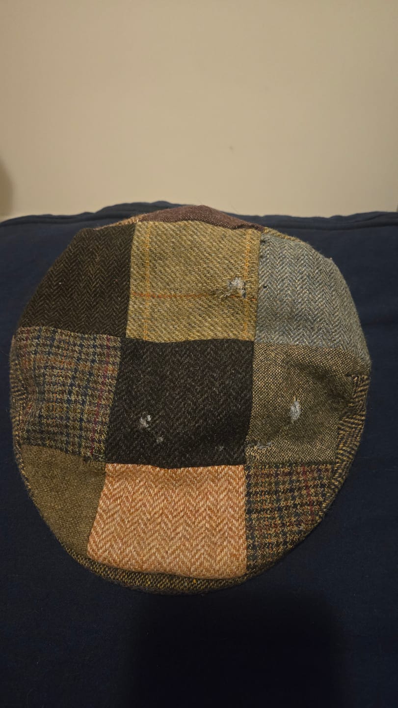 Customer photo review of Vintage Cap Patchwork Tweed