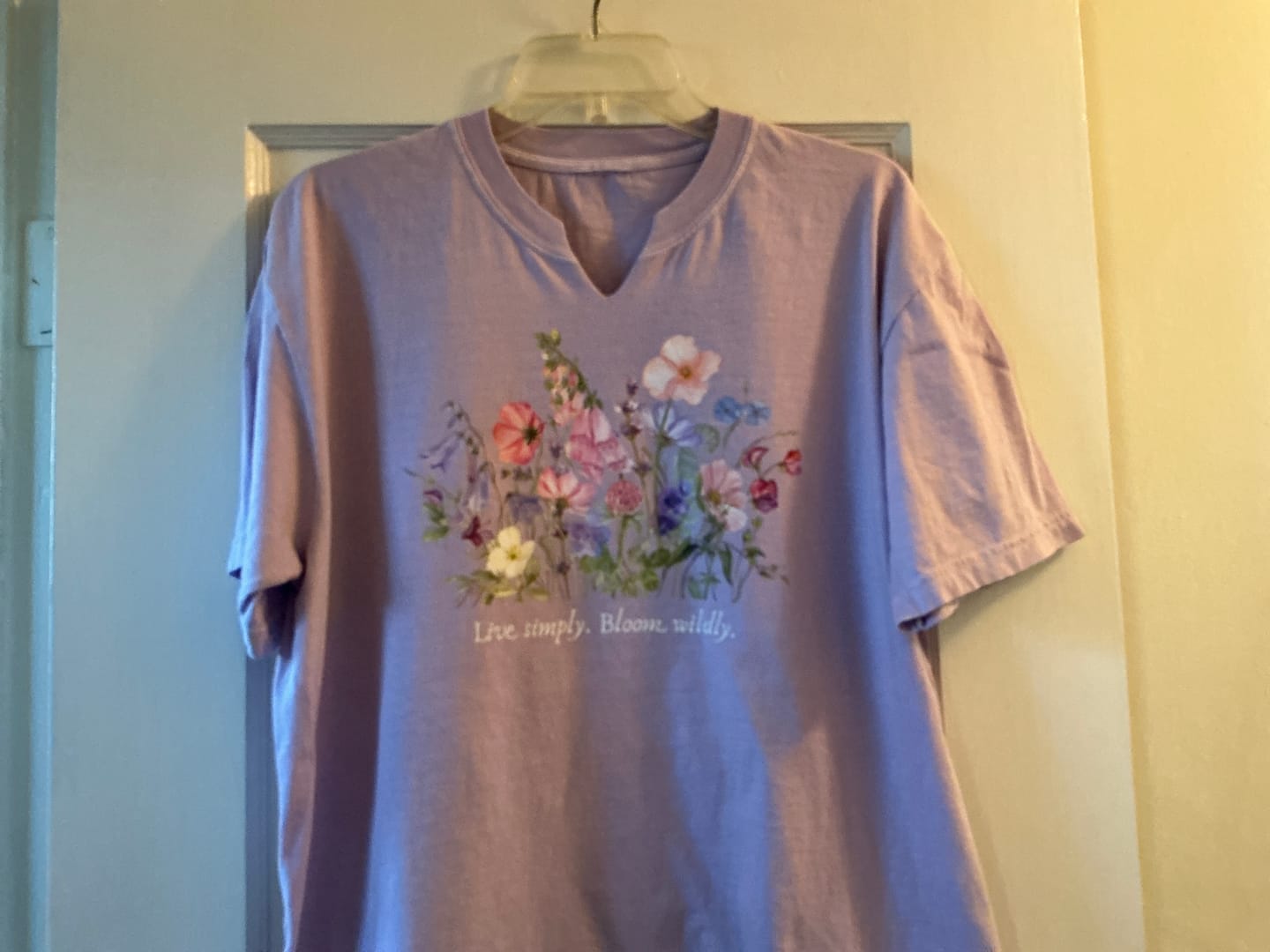 Customer photo review of Bloom Wildly T-Shirt