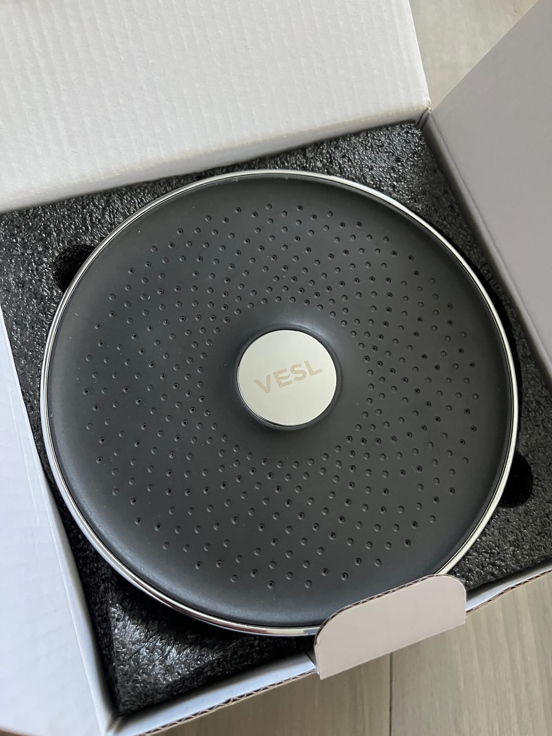 Customer photo review of VESL Filtered Showerhead