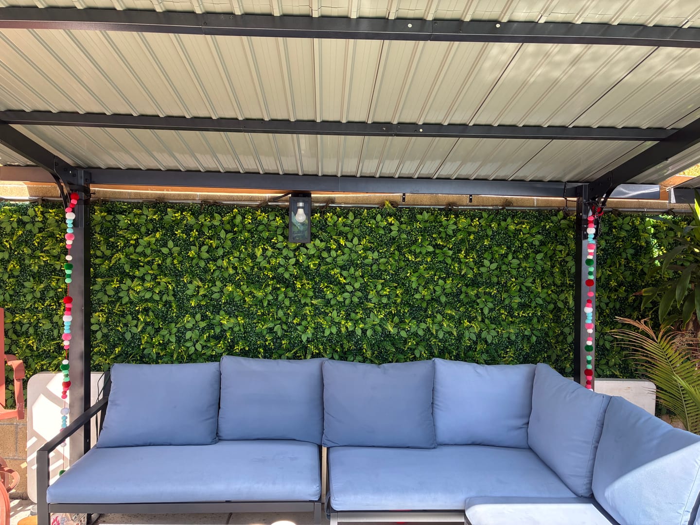 Customer photo review of 8*8ft Artificial Grass Wall Backdrop ALFWL151-Perfect for Weddings, Parties & Event Decor