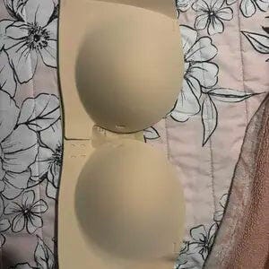 Customer photo review of Women's Strapless Front Closure Push-Up Bra