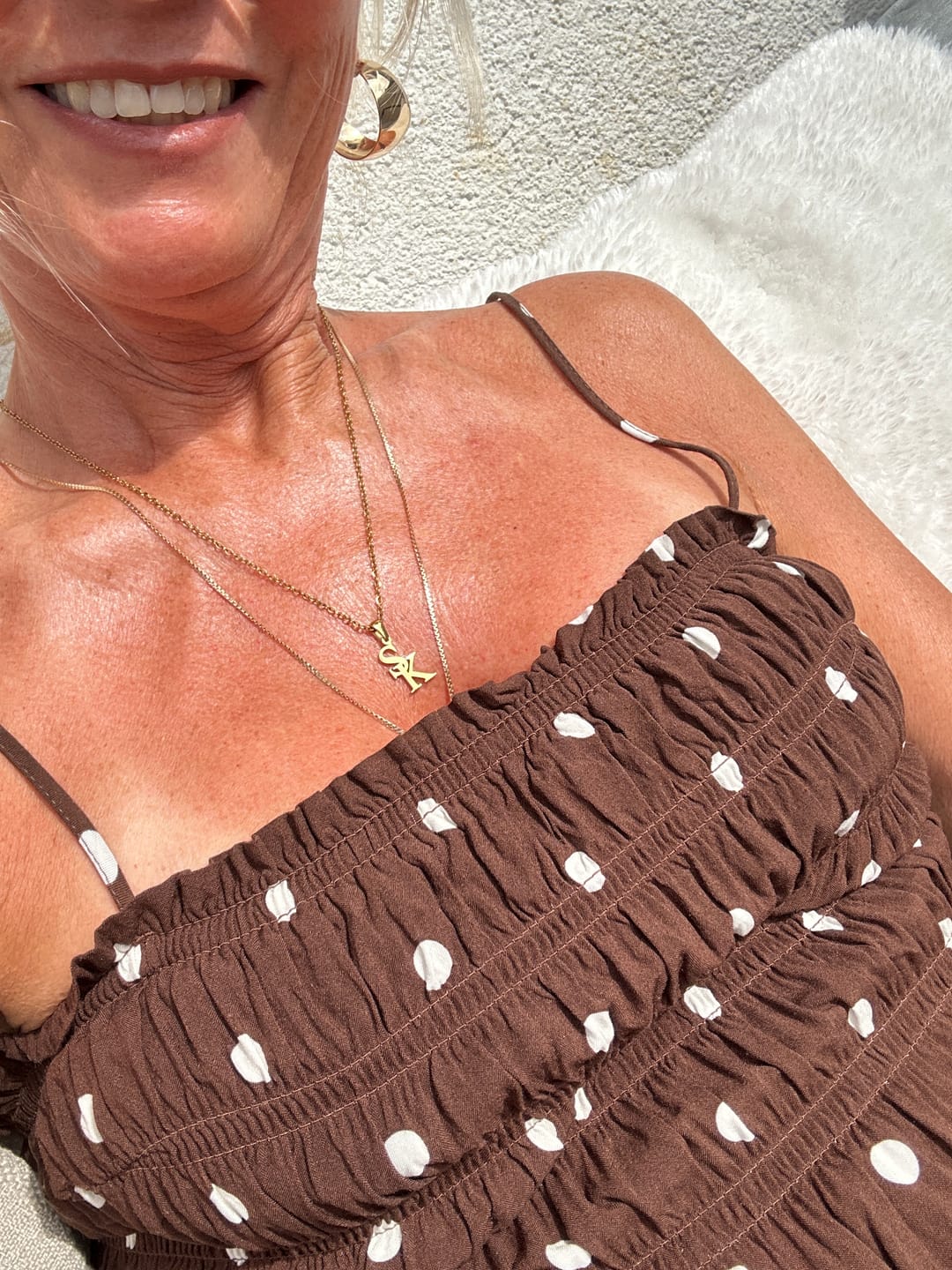 Customer photo review of Personalisiertes Monogramm – Verschlungene Initialen Kette