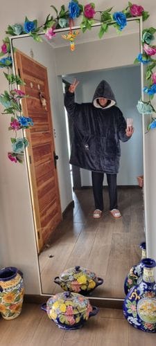 Customer photo review of Abrigo Oversize - Dolly Marengo Unisex