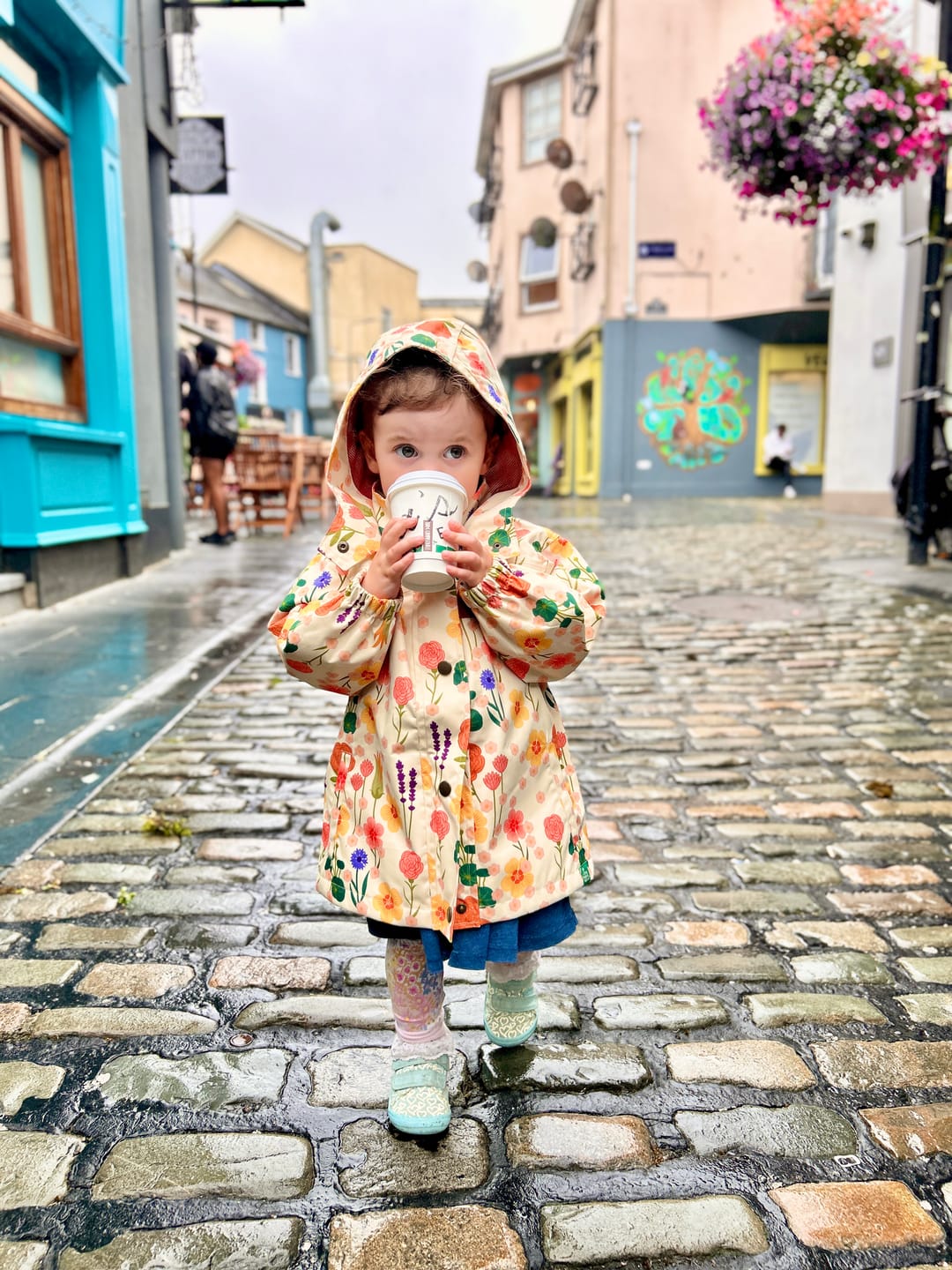 Customer photo review of Flower Meadow Recycled Waterproof Raincoat
