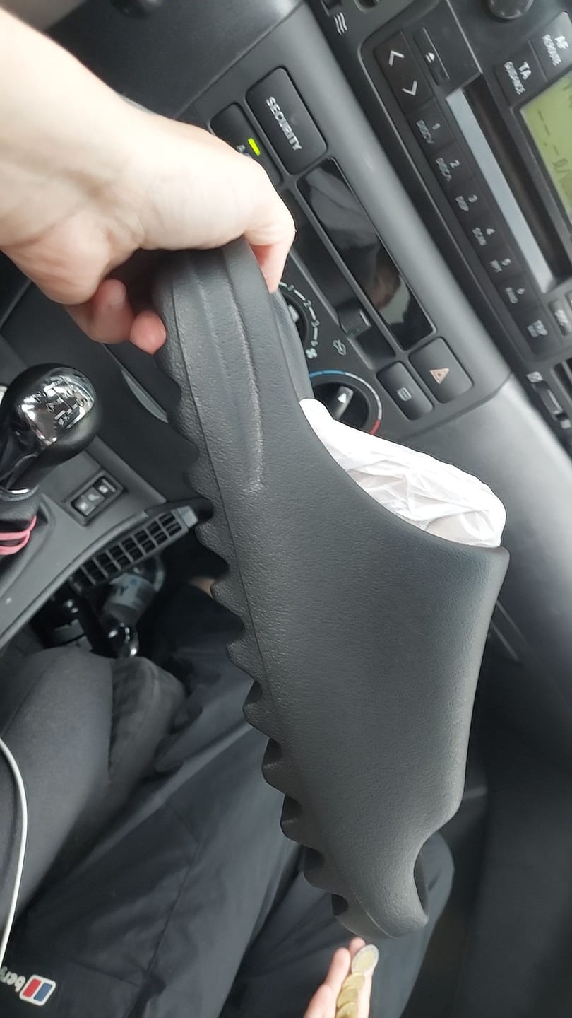 Customer photo review of Yeezy Slide Black