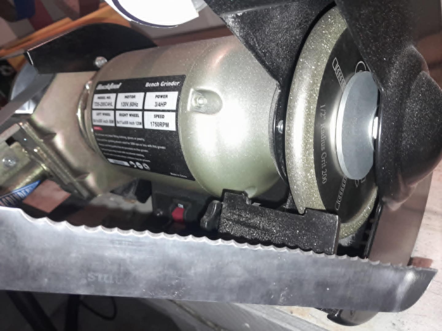 Customer photo review of Diamond Serration Wheel