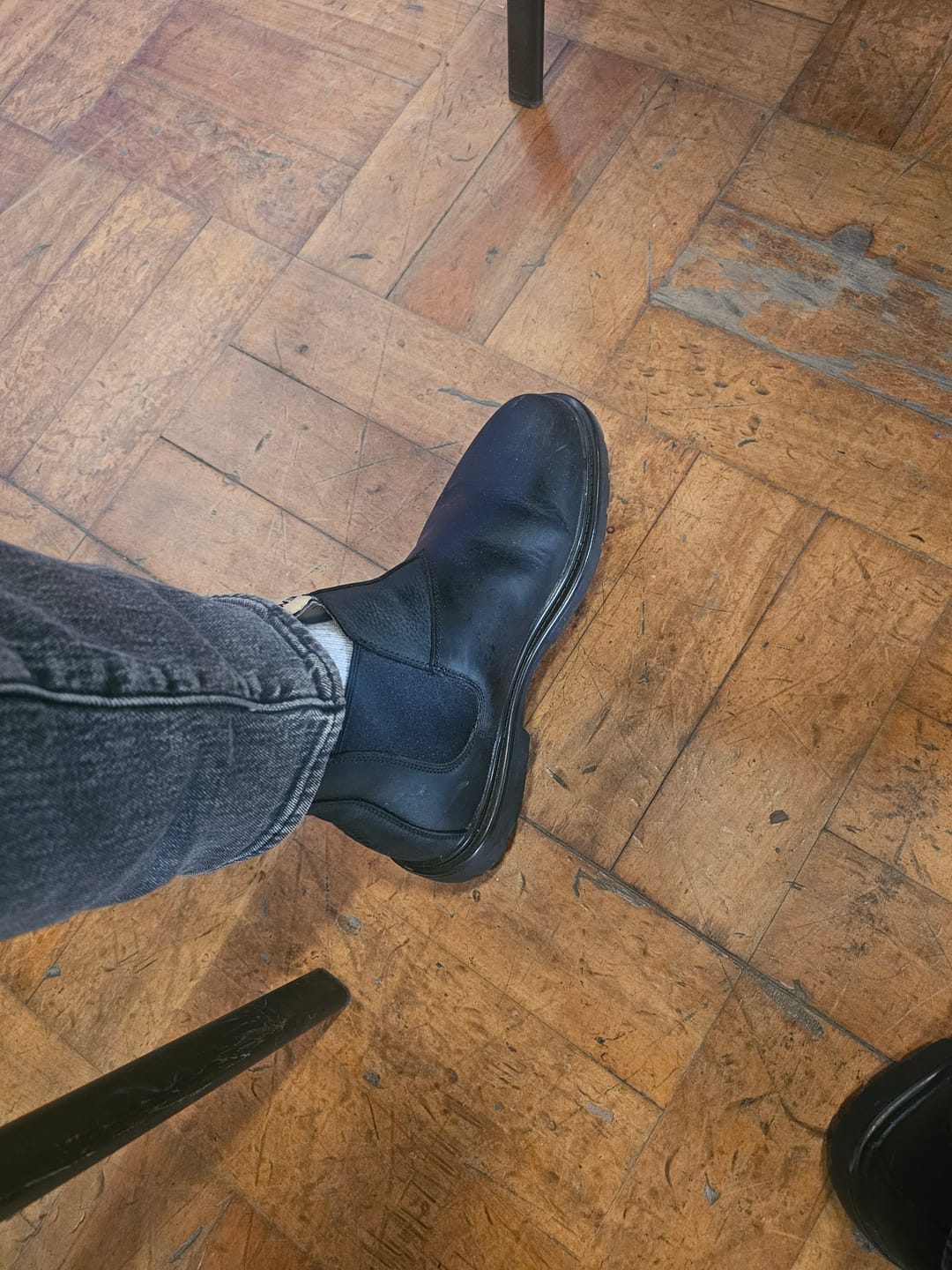 Customer photo review of Kit Limpieza Mantención Cuero Graso Liso Botines Zapatos Renovador