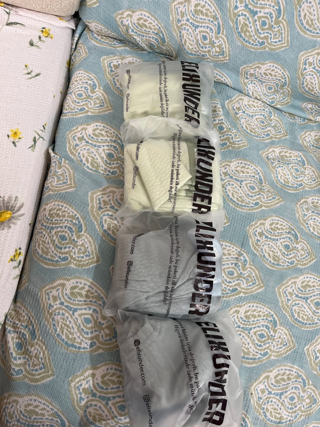 Customer photo review of Elixunder® Saf Pamuklu Erkek Boxer