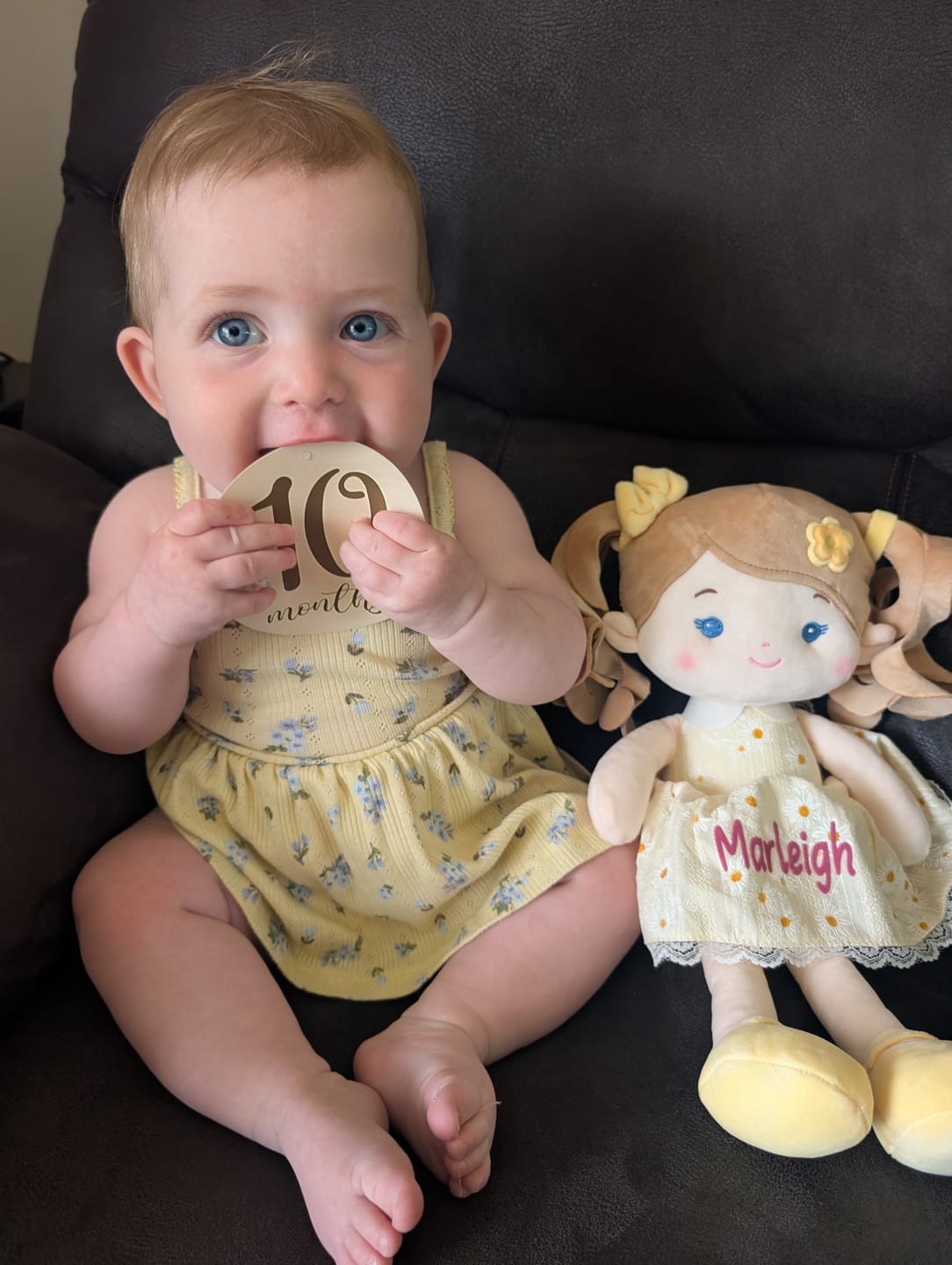 Customer photo review of Personalized Daisy Girl - Yellow