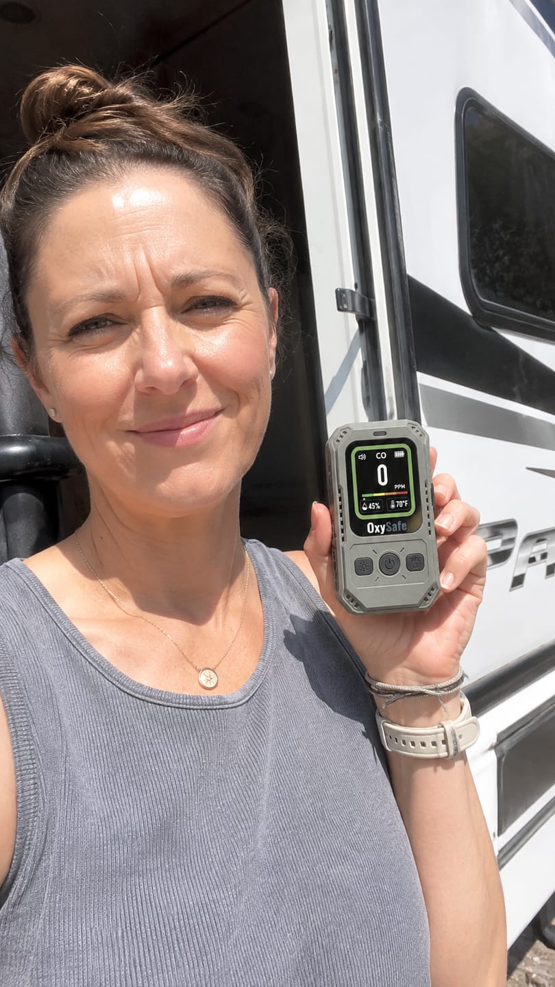 Customer photo review of OxySafe™ OffGrid RV & Motorhome CO Detector