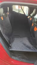 Customer photo review of Happy Hound - Back Seat Dog Cover 50% OFF NOW 🔥