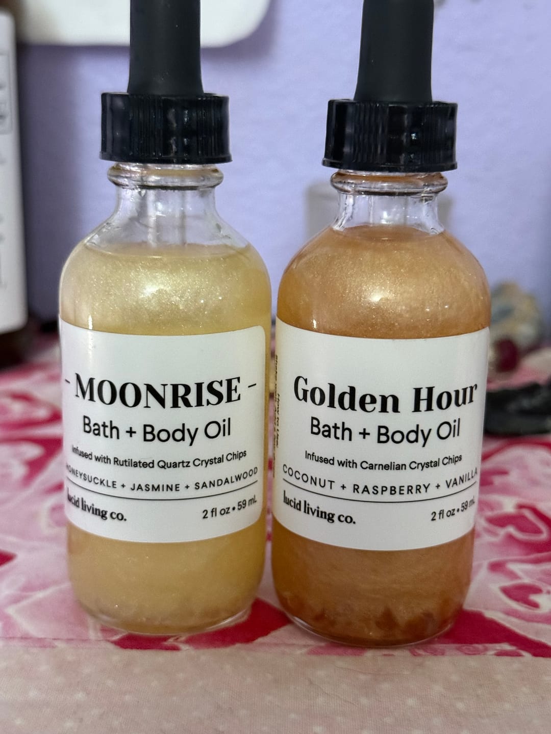 Customer photo review of Limited Edition Moonrise Body Oil