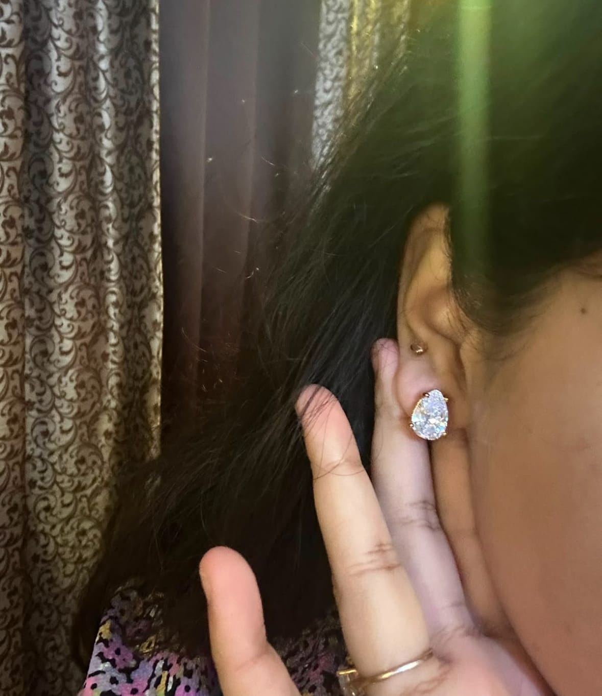 Customer photo review of Lolita Earrings