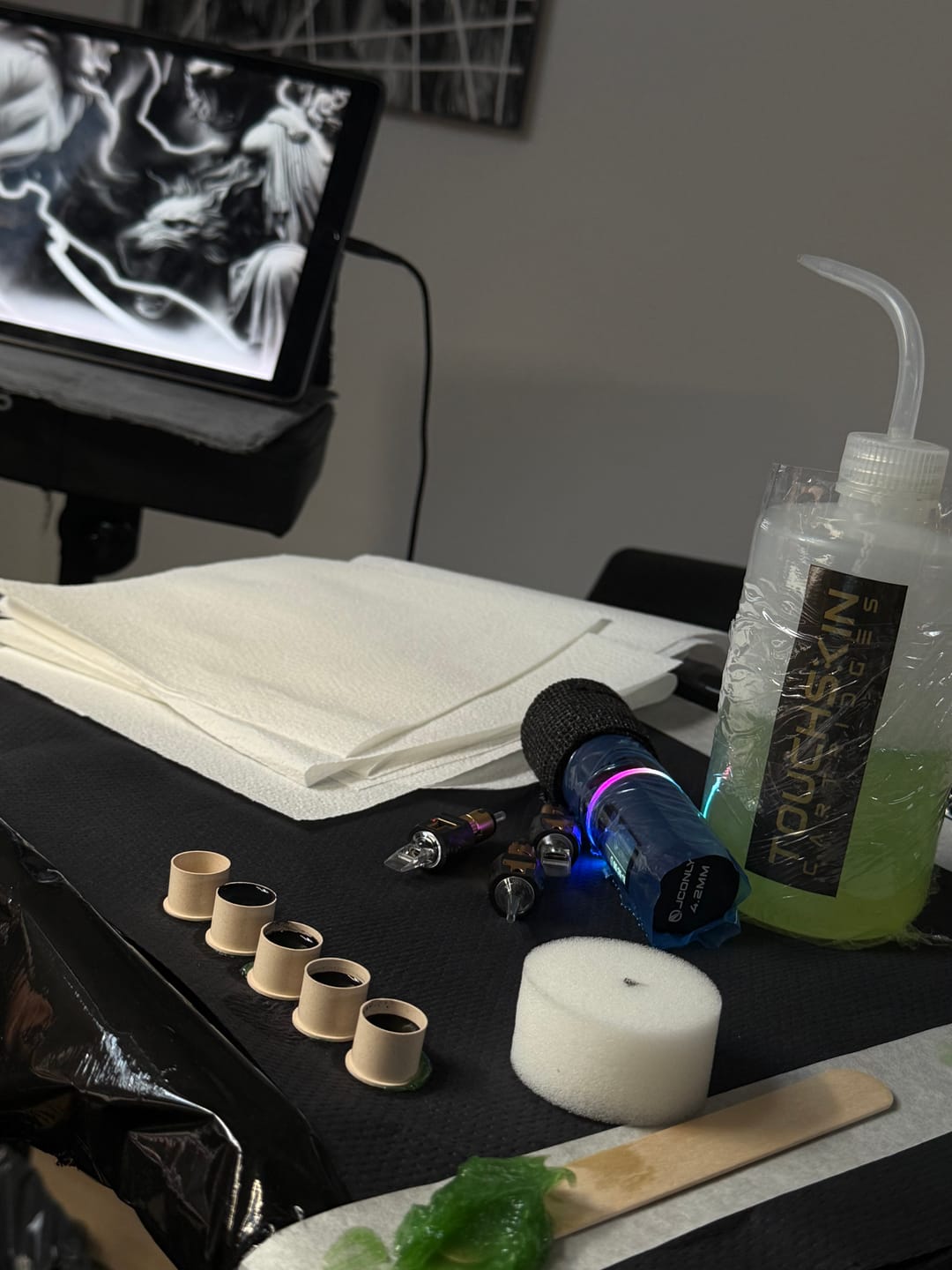 Customer photo review of JCONLY Wireless Tattoo Pen Machine 4.2MM Strokes | Epoch R4