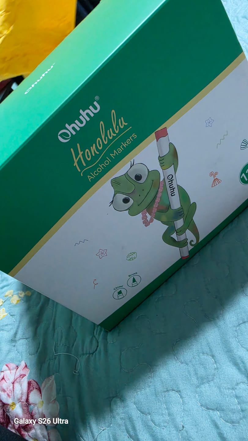 Customer photo review of Ohuhu - Set 120 Marcadores al Alcohol Honolulu A Doble Punta