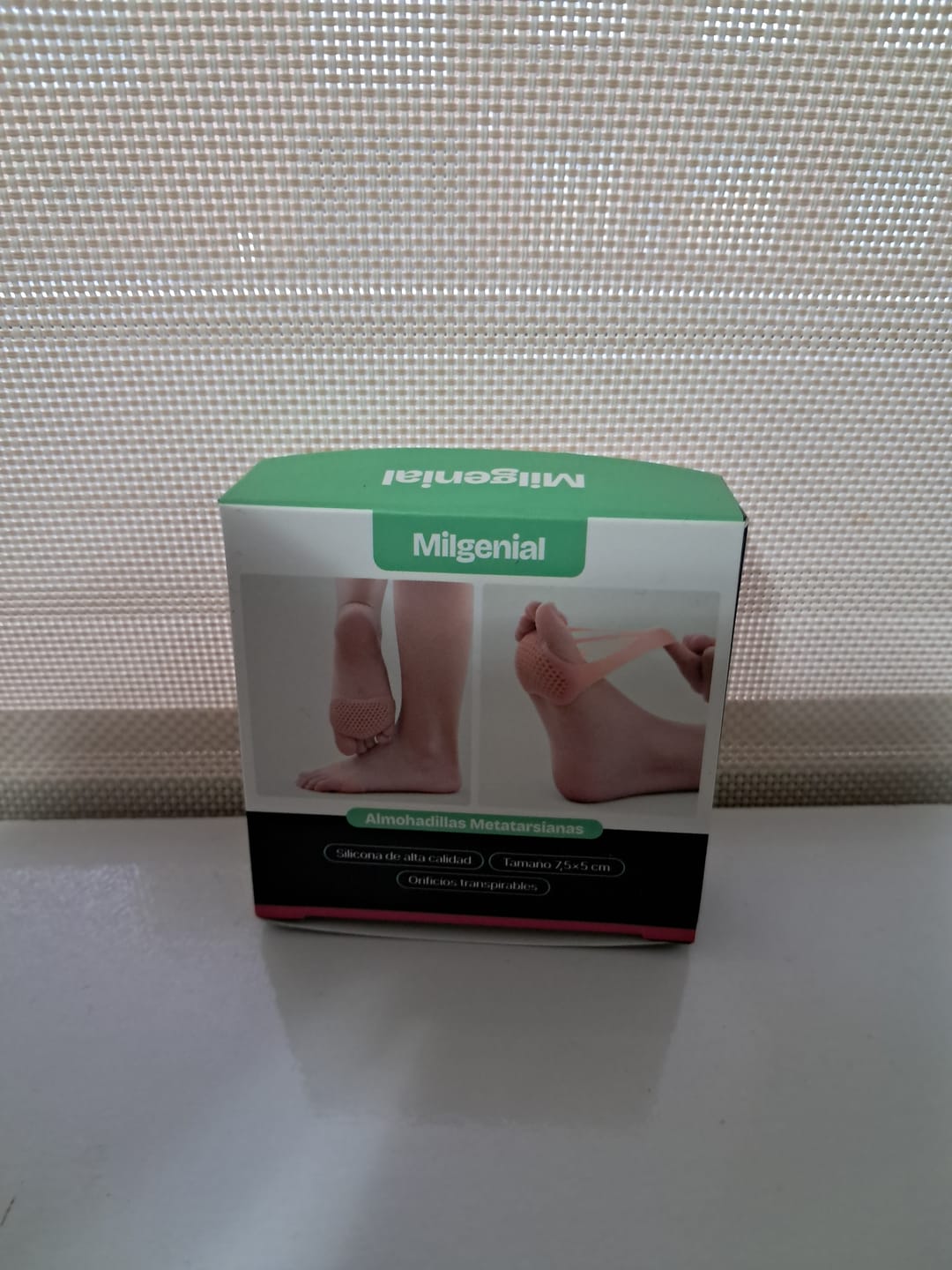 Customer photo review of Almohadillas Metatarsianas de Silicona