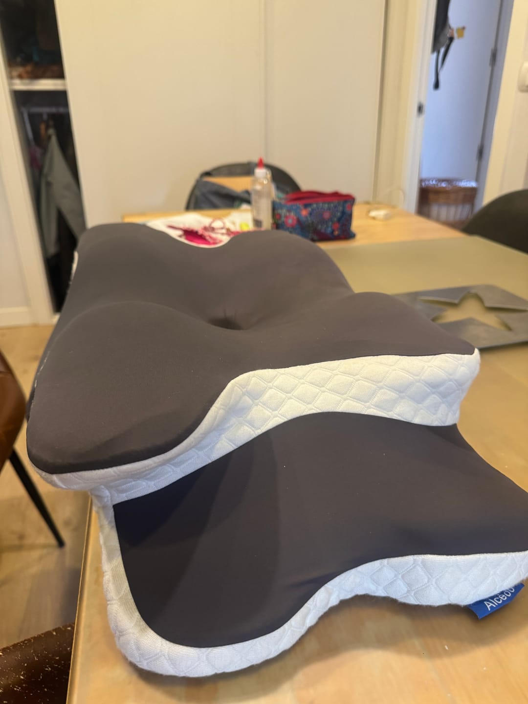 Customer photo review of Almohada Cervical Ergonómica Viscoelástica