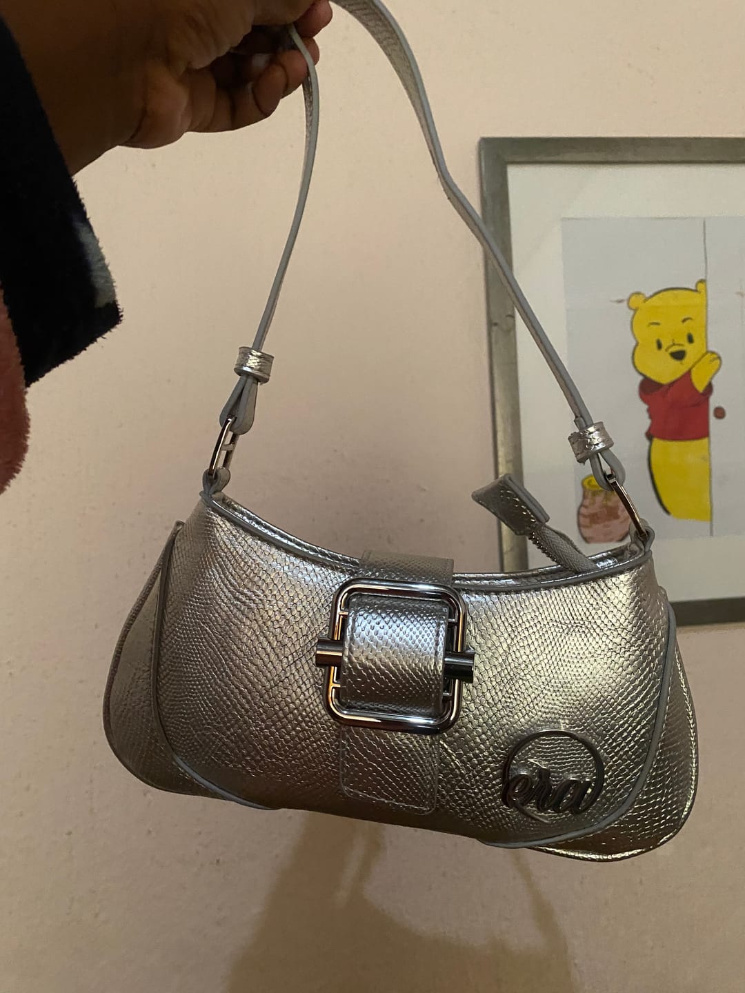 Customer photo review of Silver Lily Shoulder Bag