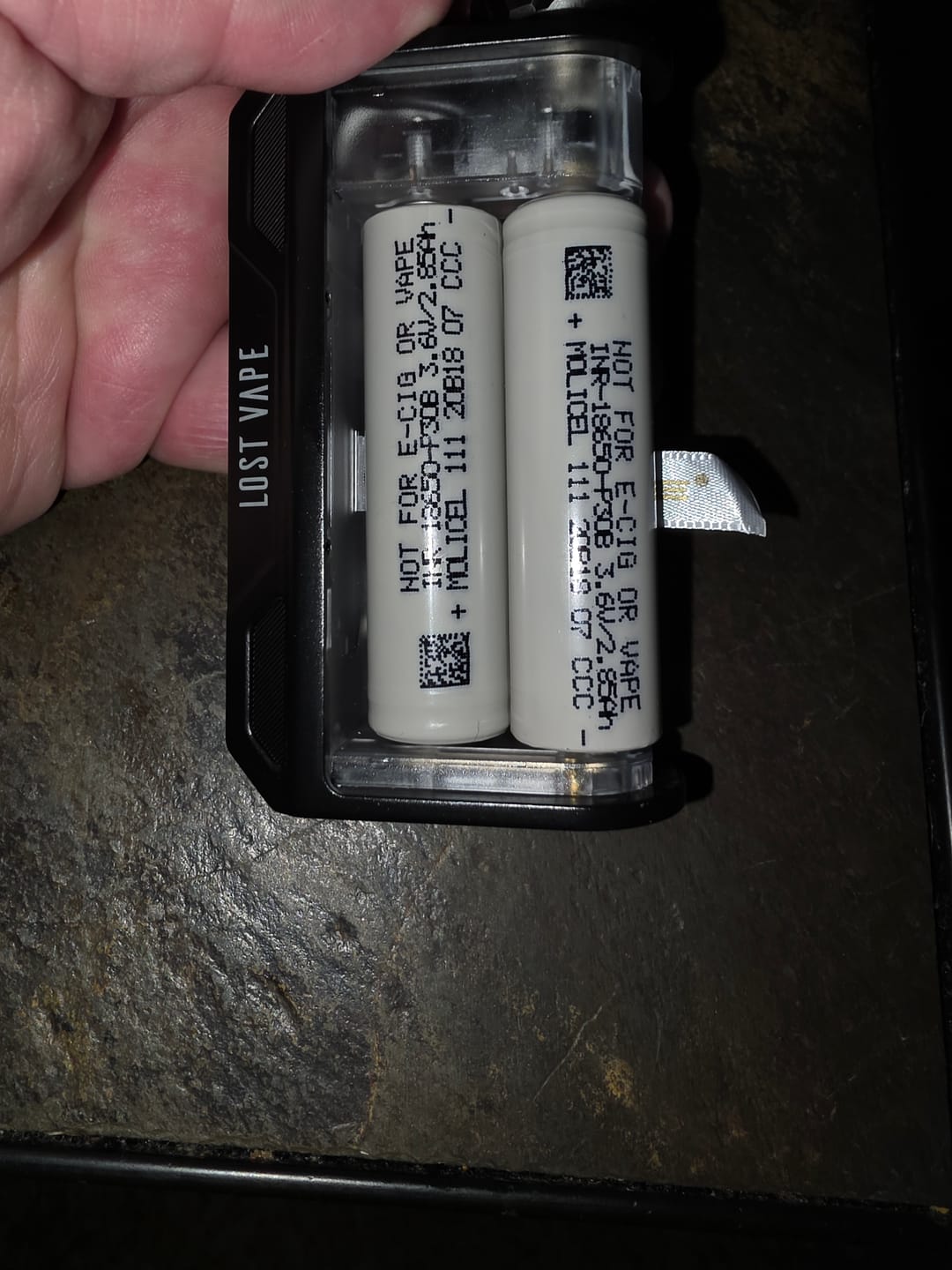 Customer photo review of Molicel P30B 18650 3000mAh 30A Battery