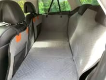 Customer photo review of Happy Hound - Back Seat Dog Cover 50% OFF NOW 🔥