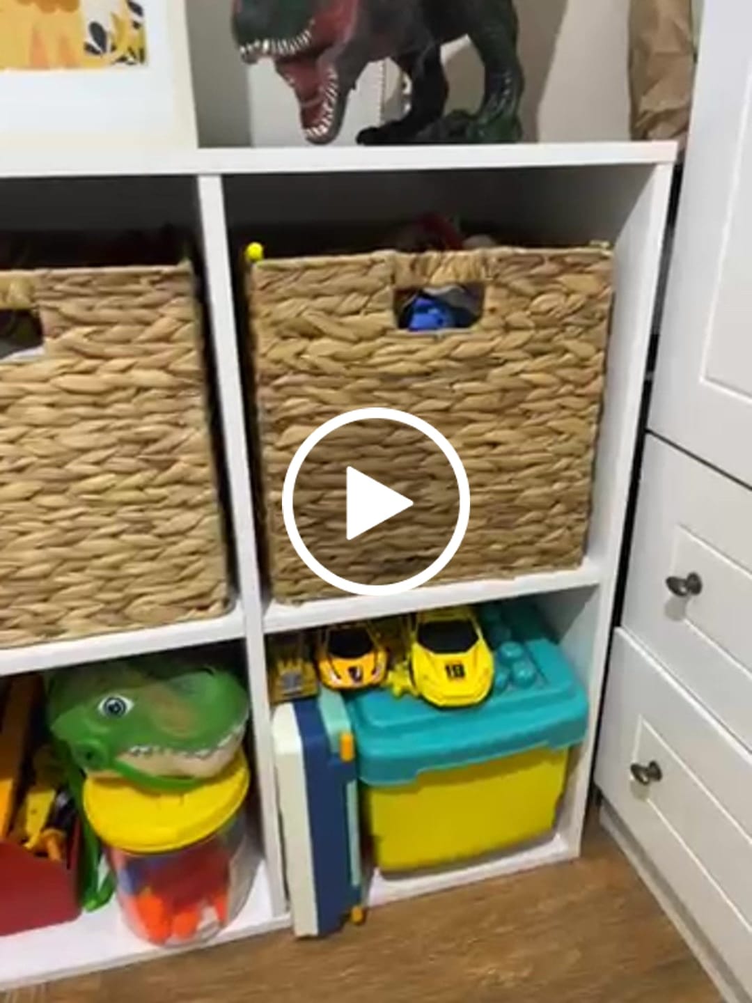 Customer video review of Caja Organizadora Cesto Fibras Naturales Plegable Marrón