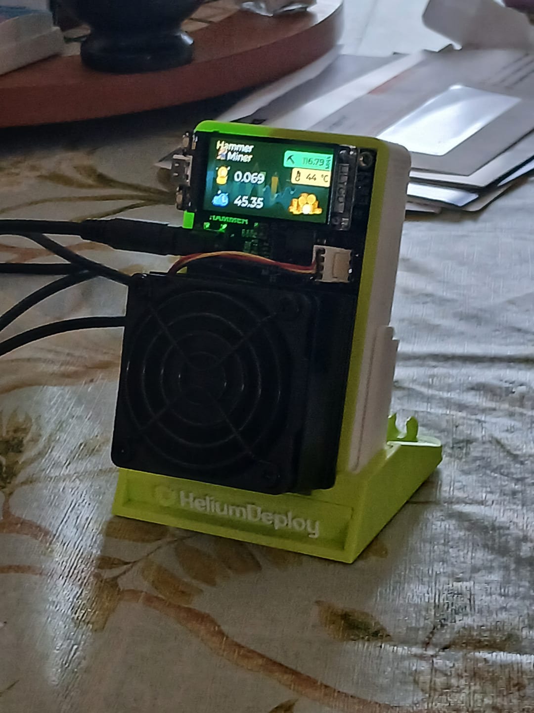 Customer photo review of Hammer Miner DC02 (105MH/s)
